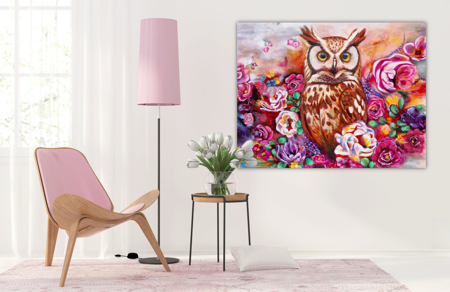 "Nocturnal Bloom" Original Painting by Maryanne Grando - SOLD