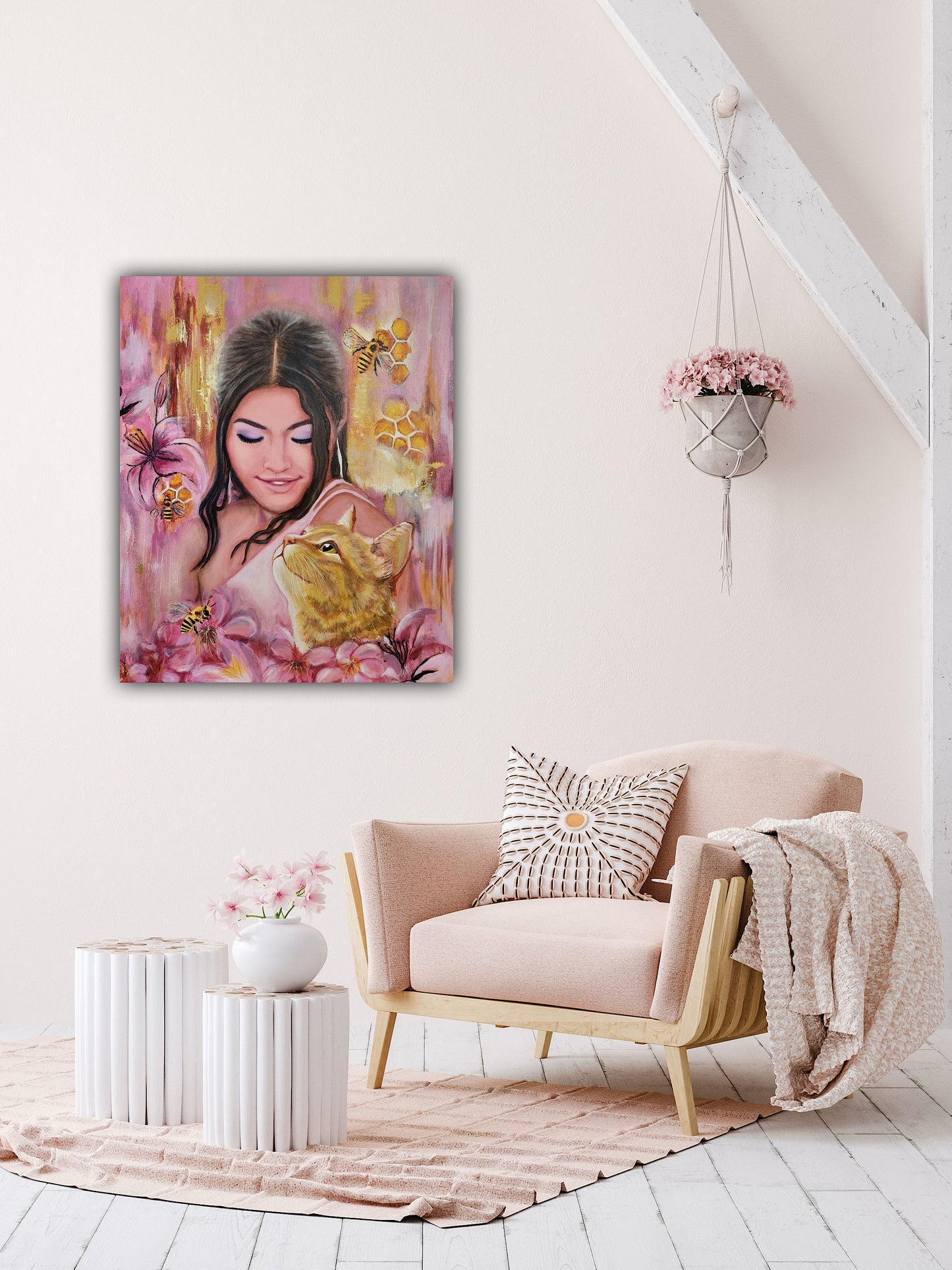 "Indigo" Original Painting by Maryanne Grando -SOLD