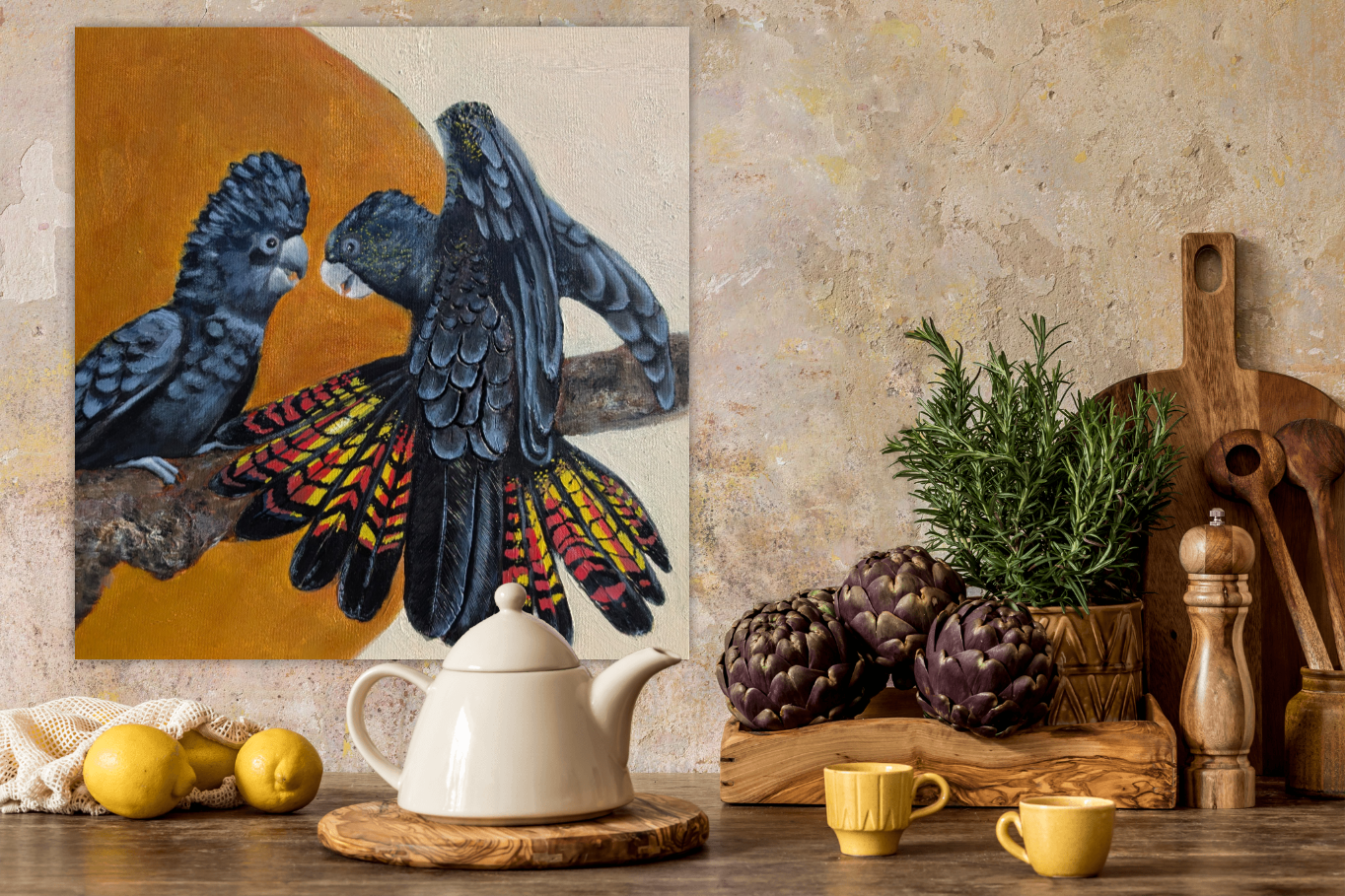 "Unveiling Truths" - Original Painting by Maryanne Grando