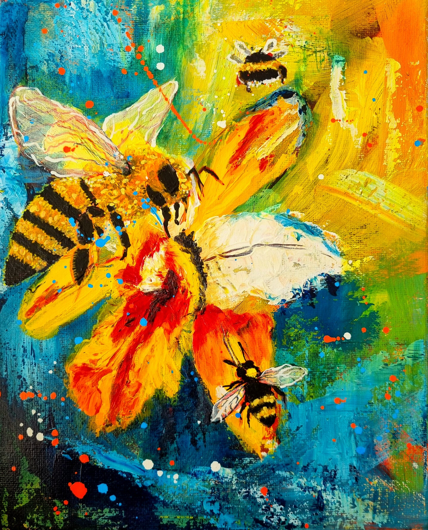 "Golden Harmony" Original Painting by Maryanne Grando - SOLD