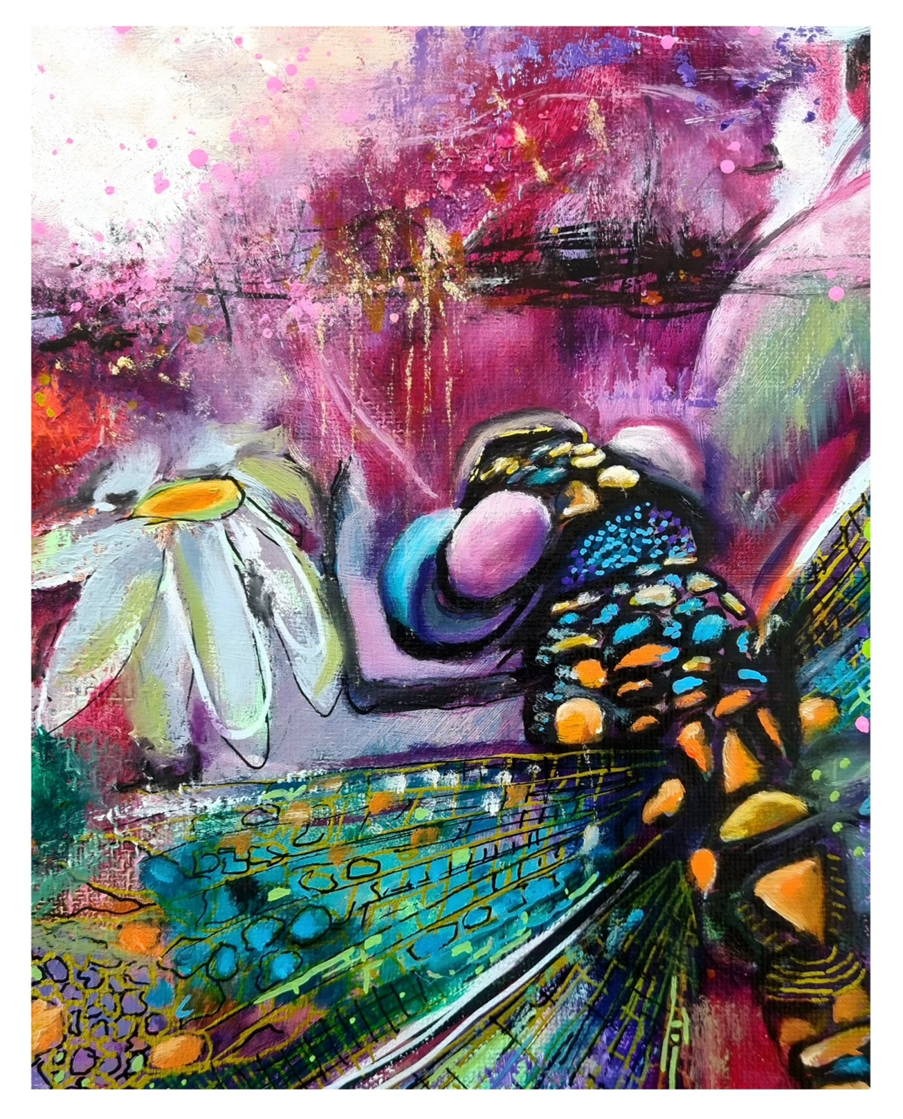 "Vibrance in Flight"- Original Print