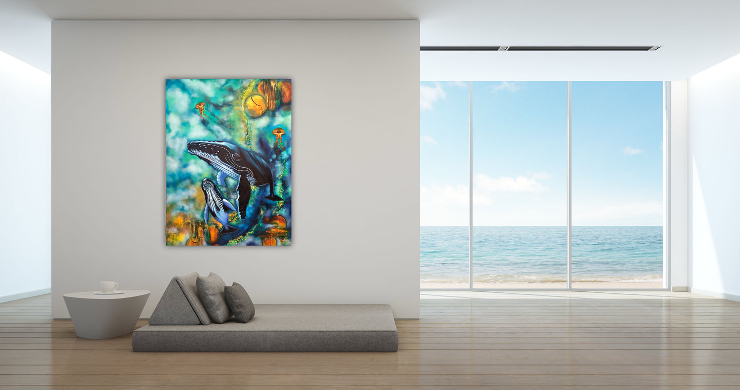 "Whale Song" Original Painting by Maryanne Grando