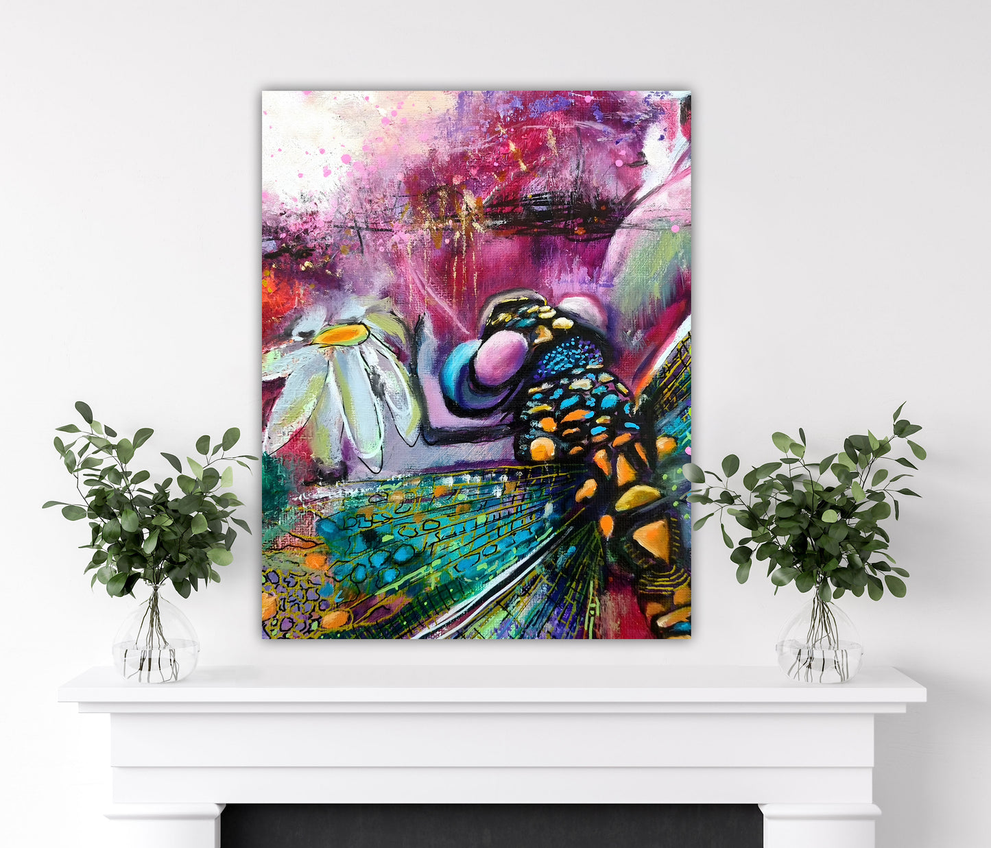 "Vibrance in Flight"- Original Painting by Maryanne Grando- SOLD